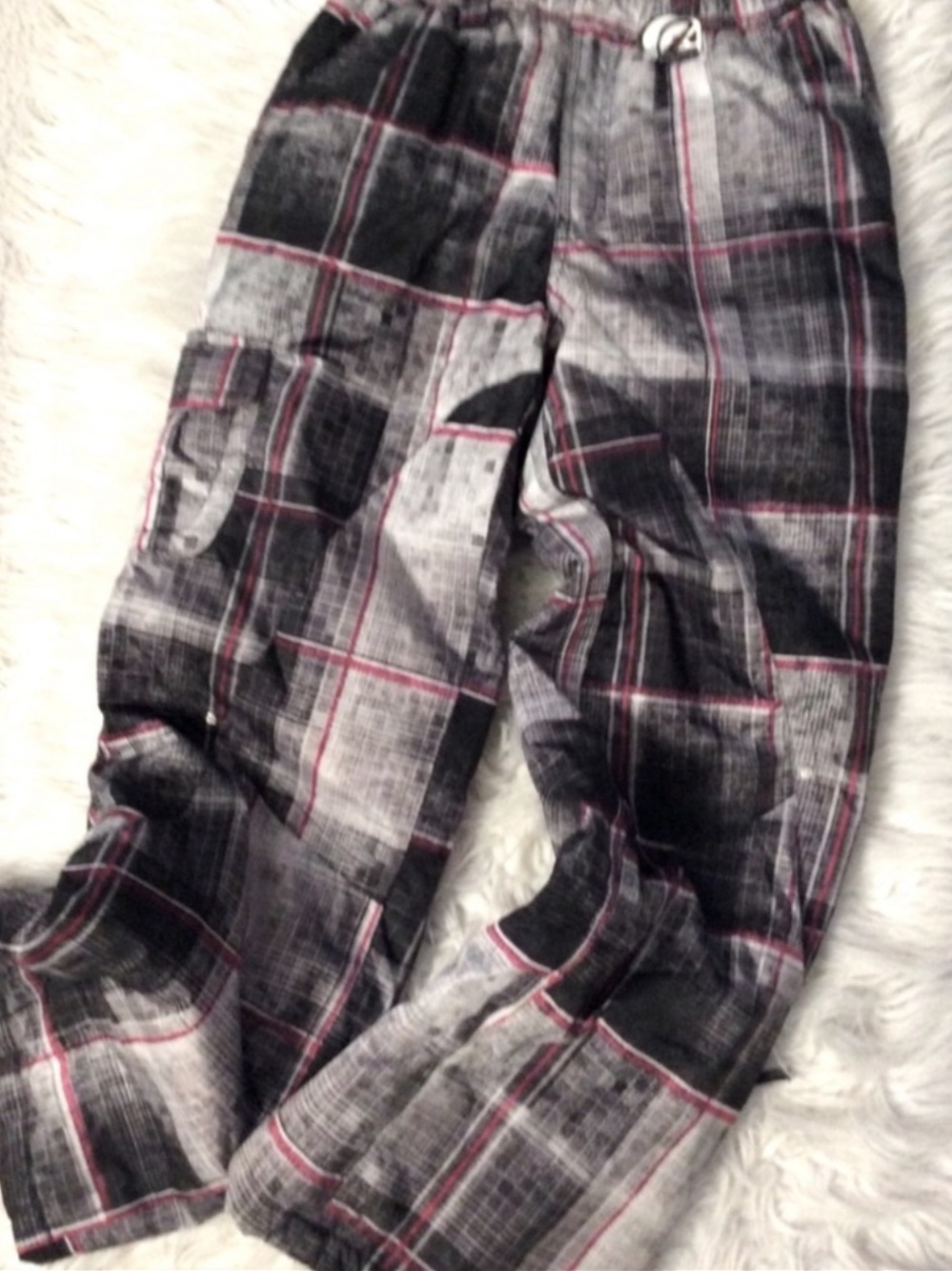 NWT ZeroXposur Girl’s Plaid Snow Pants